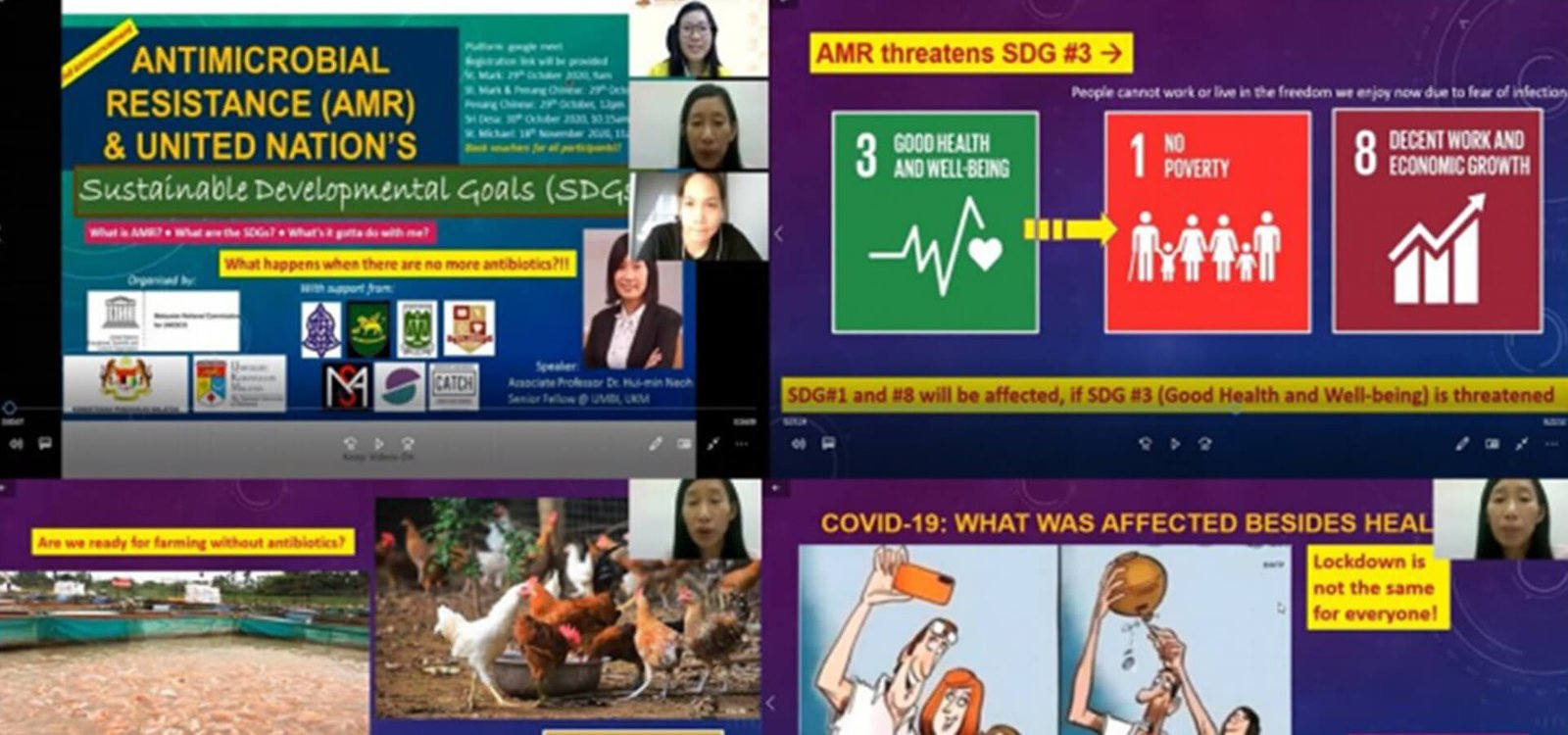Antimicrobial Resistance (AMR) and Science Communication in High Schools and Senior Citizen Associations